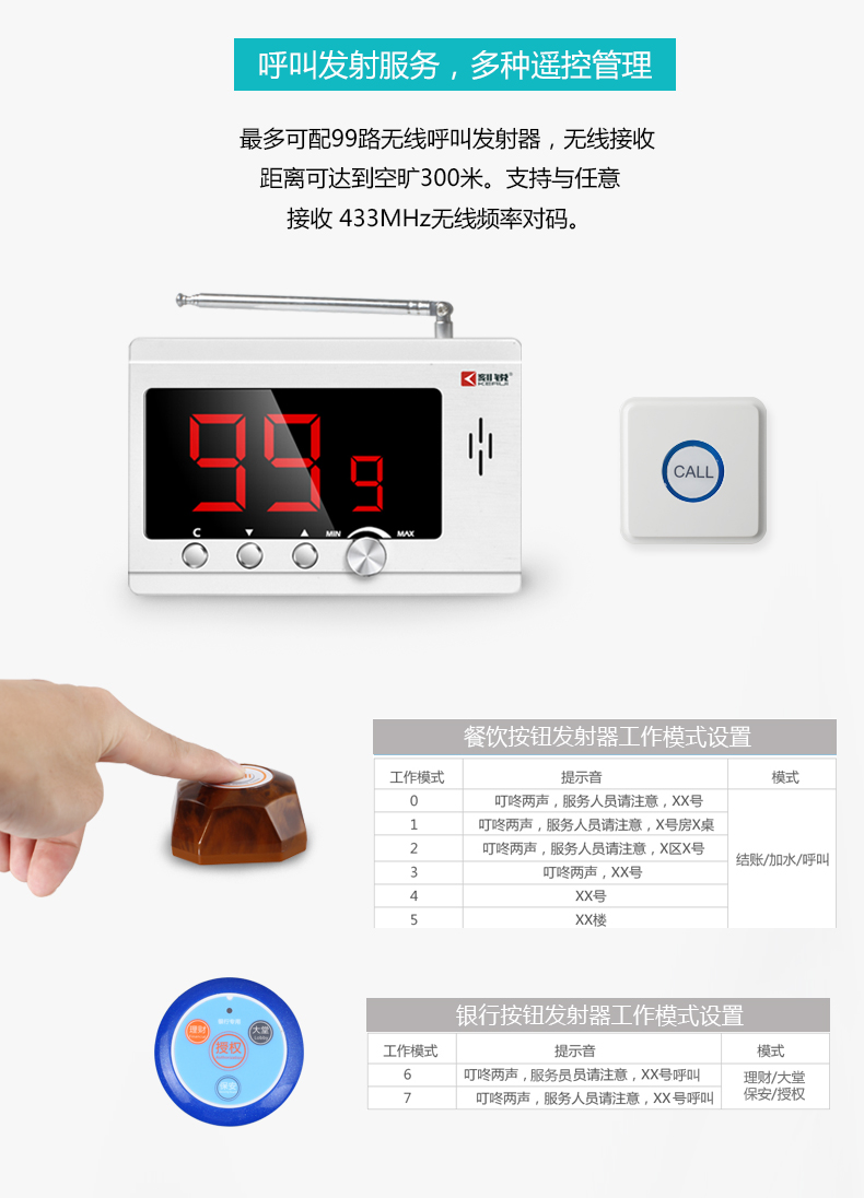 服務(wù)號碼眾多，遠距離發(fā)射信號